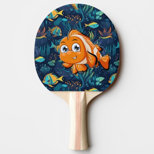 熱帯魚 卓球ラケット (裏面)