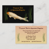 熱帯魚・水族館 名刺 (正面/裏面)