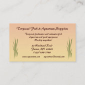 熱帯魚・水族館 名刺 (裏面)