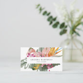 熱帯鮮やかフローラソーシャルメディア 名刺 (スタンド正面)