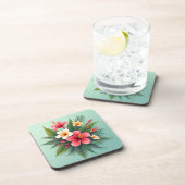 熱帯鮮やかフローラ調和 コースター (右側)