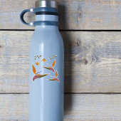 熱帯鮮やか手描き極楽鳥 シール