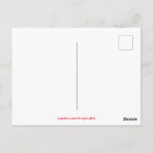 熱帯鮮やか海中クラゲ ポストカード (裏面)