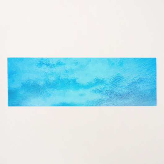 熱帯鮮やか海感動的引用文 | 名前 ヨガマット (裏面(横))