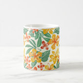 熱帯鮮やか花柄 コーヒーマグカップ (中央)