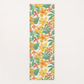熱帯鮮やか花柄 ヨガマット (正面)