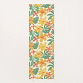 熱帯鮮やか花柄 ヨガマット (裏面)