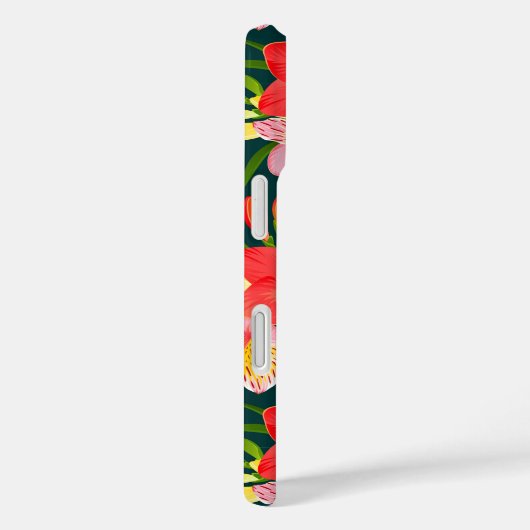 熱帯鮮やか花柄 Case-Mate iPhoneケース (裏面 / 右)