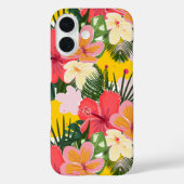 熱帯鮮やか花柄 Case-Mate iPhoneケース (裏面)