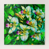 熱帯鮮やか蘭 ジグソーパズル (横)