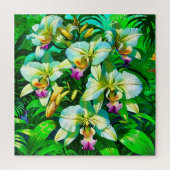 熱帯鮮やか蘭 ジグソーパズル (縦)