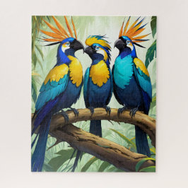 熱帯鮮やか鳥 ジグソーパズル