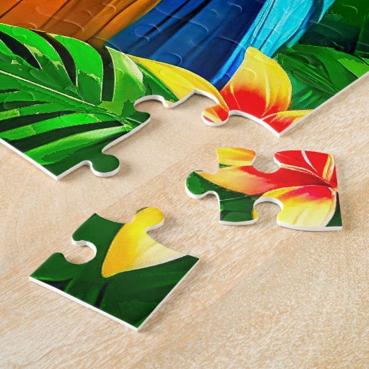 熱帯鮮やか鳥 ジグソーパズル (側面)