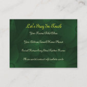 熱帯鳥および花 名刺 (裏面)