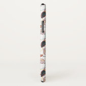 熱帯鳥が付いているモダンなパターン Case-Mate iPhoneケース (裏面/右)