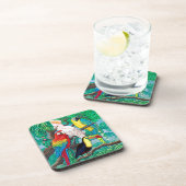 熱帯鳥のコースター コースター (右側)