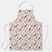 熱帯鳥のパターン エプロン (正面)