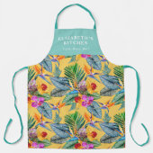 熱帯鳥のパラダイスと蘭の夏の庭 エプロン (正面)