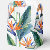 熱帯鳥のパラダイスパターン フェイバーボックス (見開き)