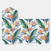 熱帯鳥のパラダイスパターン フェイバーボックス (見開き)