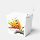 熱帯鳥のパラダイスプラント結婚フローラ フェイバーボックス (正面サイド)