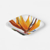 熱帯鳥のパラダイスプラント結婚フローラ ペーパープレート (傾斜あり)