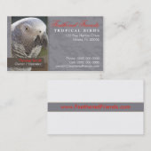 熱帯鳥の名刺 名刺 (正面/裏面)