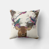 熱帯鳥の巣、鹿の鳥飼育員 クッション (裏面)