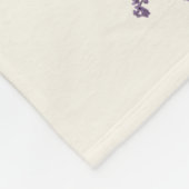 熱帯鳥の巣、鹿の鳥飼育員 フリースブランケット (角)