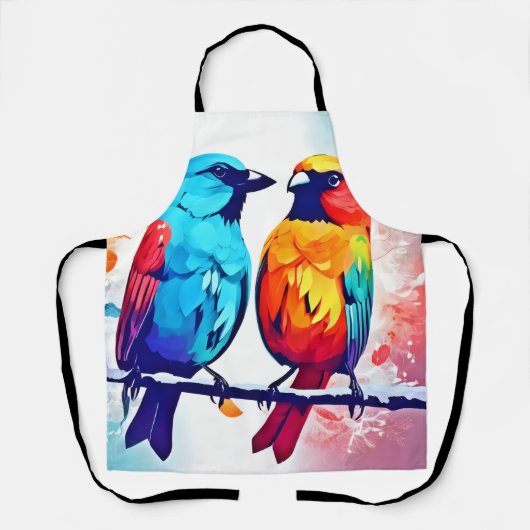 熱帯鳥の愛好家 エプロン (正面)