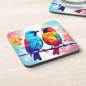 熱帯鳥の愛好家 コースター (左側)