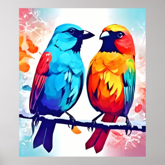 熱帯鳥の愛好家 ポスター (正面)