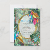 熱帯鳥の楽園 出欠カード (正面)