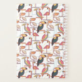 熱帯鳥の模様 |イニシャル プランナー手帳 (裏面)