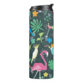 熱帯鳥の飲み物鮮やか：シームレス。 タンブラー (回転左)