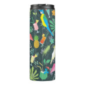 熱帯鳥の飲み物鮮やか：シームレス。 タンブラー (裏面)