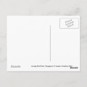 熱帯鳥はがき ポストカード (裏面)