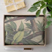 熱帯鳥はっきりしたイラストレーション 薄葉紙 (ギフト)