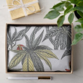 熱帯鳥はっきりしたイラストレーション 薄葉紙 (ギフト)