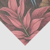 熱帯鳥はっきりしたイラストレーション 薄葉紙 (詳細)