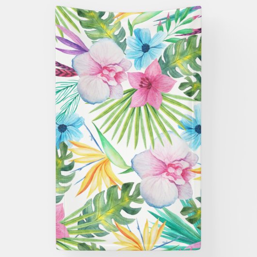 熱帯鳥アート 横断幕 (縦)