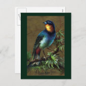 熱帯鳥ハッピーニューイヤー シーズンポストカード (正面/裏面)