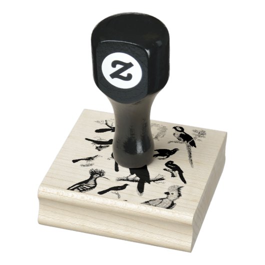 熱帯鳥類混合スクラップブック作りゴム ラバースタンプ (スタンプ)