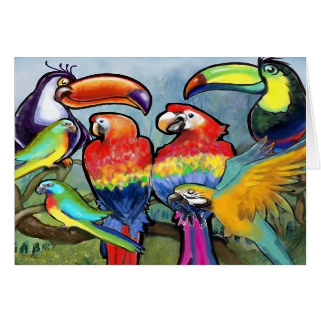 熱帯鳥 (正面横)