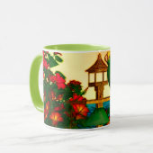 熱帯鳥1 「オウム」 マグカップ (正面左)