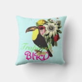 熱帯鳥 クッション (裏面)