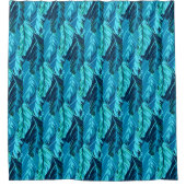 熱帯鳥 シャワーカーテン (正面)