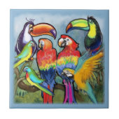 熱帯鳥 タイル (正面)