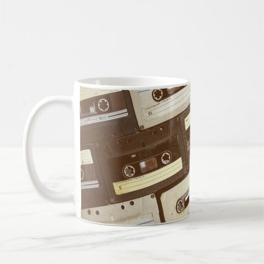 熱帯鳥：トゥーカン&パロットヴィンテージ コーヒーマグカップ (左)