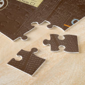 熱帯鳥：トゥーカン&パロットヴィンテージ ジグソーパズル (側面)